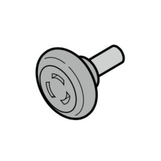 Roulette intermédiaire axe 40mm Ferrure N, L, BL, Z et BZ Hormann Référence 3039956