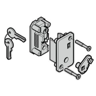 Serrure à cylindre profilé, TS 42.5 mm (cylindre inclus) pour porte Hormann Référence 3088641