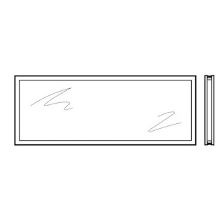 Vitre double synthétique transparente 26mm, S2 Hormann Référence 4007848