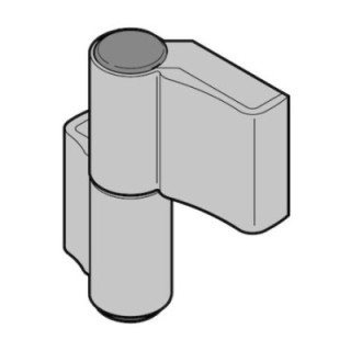 Paumelle NT A300 2 E6C0 Hormann Référence 4013435
