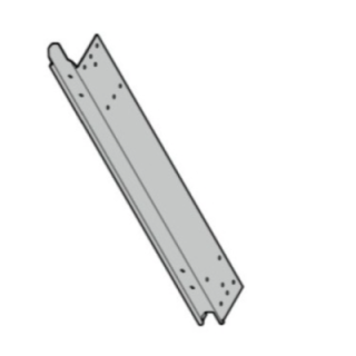 Cornière d'extrémité Gauche section de porte Hormann Référence 3047287