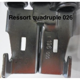 026 - 426 Kit de 2 ressorts quadruples porte N80/S95 Hormann Référence 1195026P