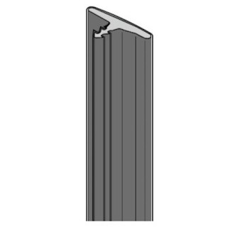 Lot de 2 Profils haut PVC hauteur 2125 porte N80 et S95 Hormann