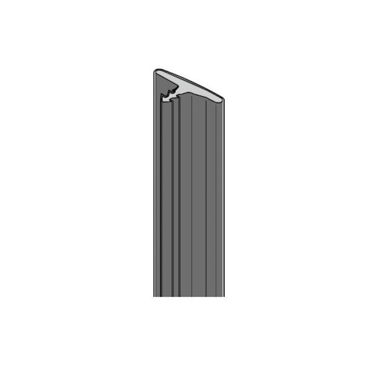 Lot de 2 Profils haut PVC Hauteur 2500 porte N80 et S95 Hormann