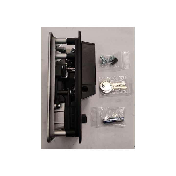 Poignée de porte HST - FS Synthétique Ral 9006 Hormann Référence 4005220