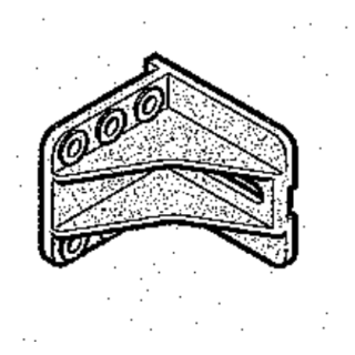 Fixation support galet haut Ferrure H, V Hormann Référence 3029417 - 3029409