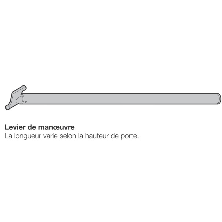 Levier de manoeuvre Hormann Référence 3021246