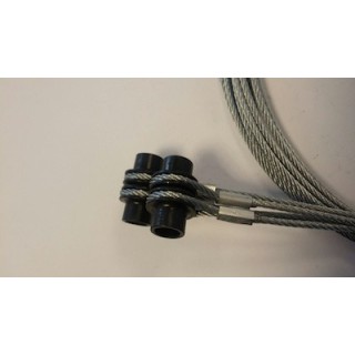 Câbles Long 2865 Ferrure Z Hauteur 2375mm Hormann référence 3064353