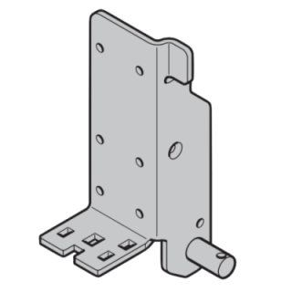 Plaque de base complet galvanisée gauche Hormann Référence 3063634