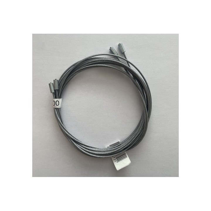 Paire de câble de 2mm Lg 2100mm Rollmatic Hormann Référence 8991296