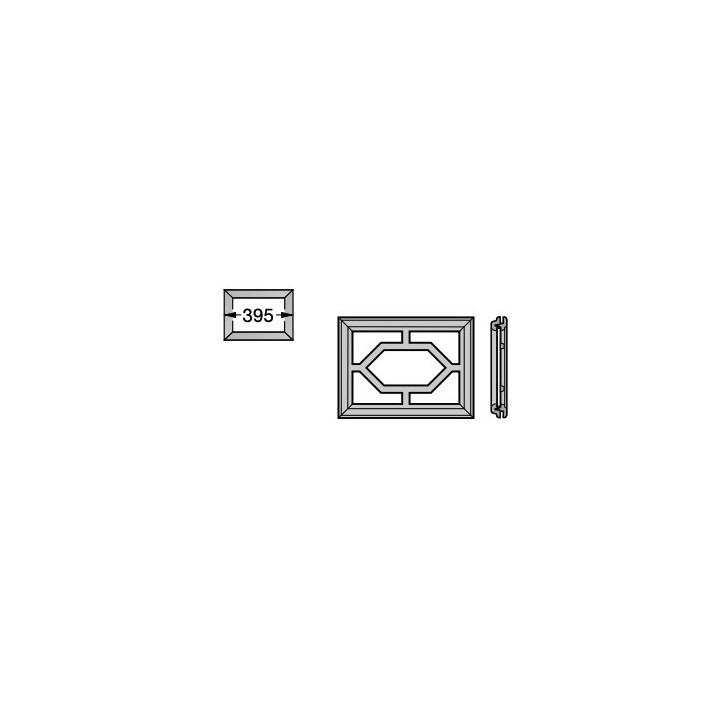 Cadre type S1 395mm Hormann Référence 4004973