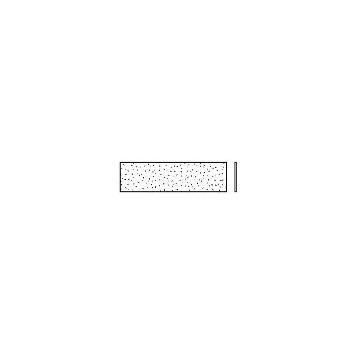 Vitre simple synthétique type D 680mm cristallin Hormann Référence 3062925