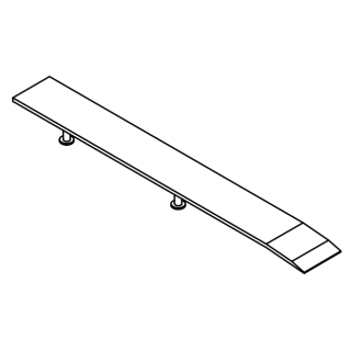 Segment 1200 galvanisée pour niveleur de quai Hormann HTL2 Référence 311423