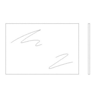 Vitrage plexi clair HORMANN Référence 1709807