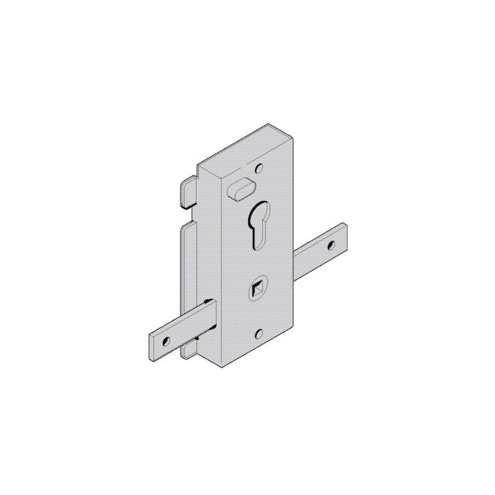 Serrure avec jeu de cylindre porte basculante N80 Hormann Référence 872123