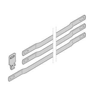 Jeu pênes / barre de verrouillage porte N80 Hormann Référence 864641