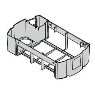 Capot avec cache fiche inclus pour moteur supramatic 3 Hormann