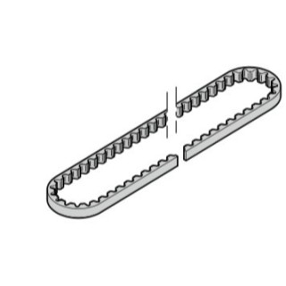 Courroie Rail FS60/FS6 moyen SupraMatic H/HT Hormann Référence 439278