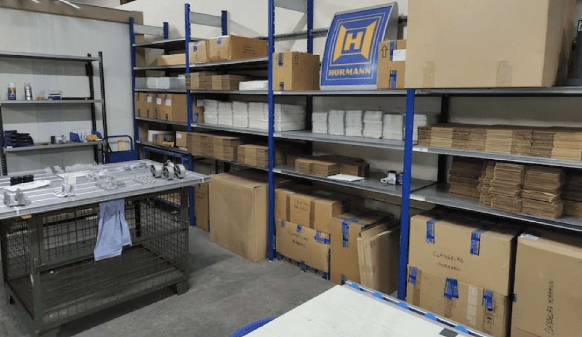 Départ des pièces Hormann Fleury les Aubrais